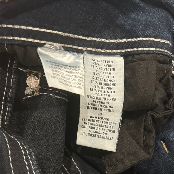 Wallflower Blue Skinny Jeans with Gradient Fade - Picture 3 of 8